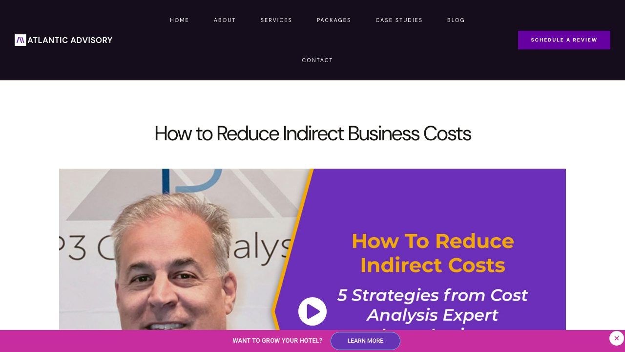 Atlantic Advisory: How to Reduce Business Costs and Improve Profit Margins preview